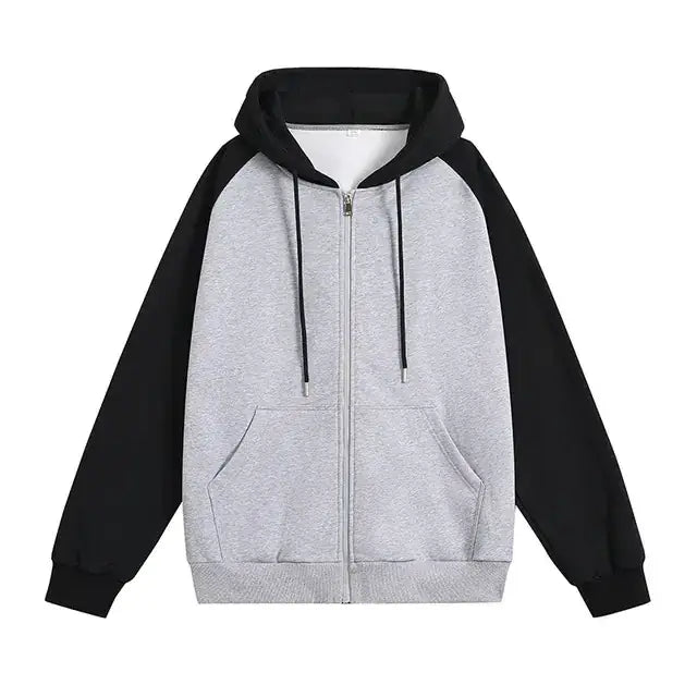 Loose Fit Casual Men's Hoodie with Raglan Sleeves 2023