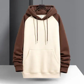 Loose Fit Casual Men's Hoodie with Raglan Sleeves 2023