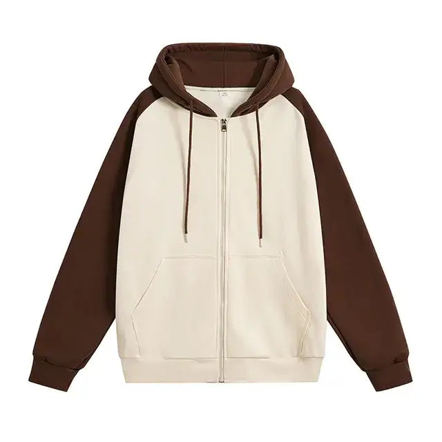 Loose Fit Casual Men's Hoodie with Raglan Sleeves 2023