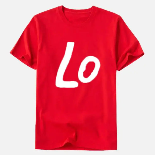 LOVE Couples Short Sleeve T-Shirt with Print