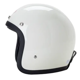 Low Profile Harley Motorcycle Helmet - Retro Biker Lid