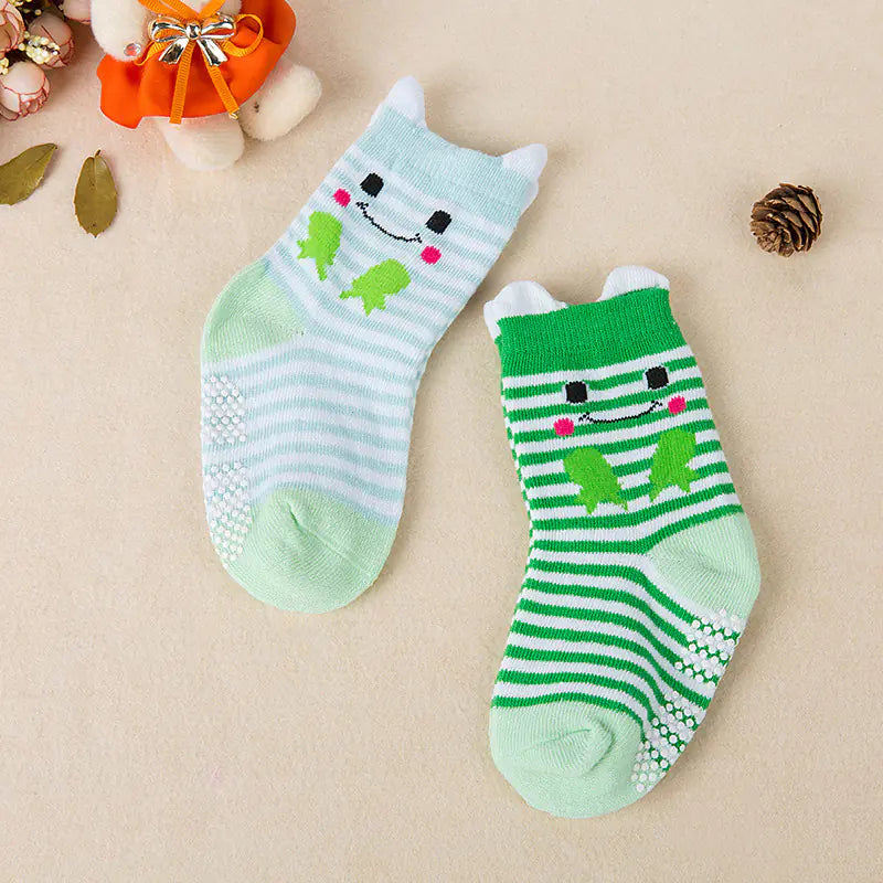 Korean Cartoon Stereo Ears Children's Socks (2 Pairs) - Joomcy