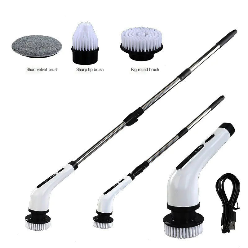 Extendable Wireless Electric Cleaning Brush Set (One Set) - Joomcy