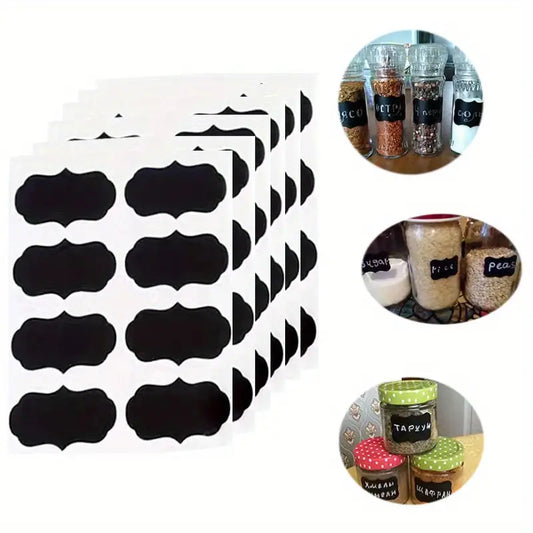 120pcs Erasable Chalkboard Labels with Pen for Jars - Joomcy