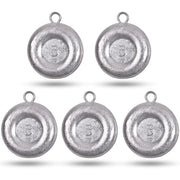 Disc Sinkers Fishing Weights Coin Fishing Sinker Weights Saltwater Surf Fishing Weights Catfishing Gear Tackle for Drifting Trolling Bottom Fishing Saltwater 1oz 2oz 3oz 4oz 5oz 6oz 8oz (3oz 5pcs)