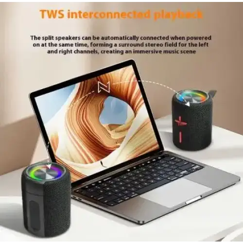 Magnetic Split Bluetooth Subwoofer Speaker – High-Fidelity Portable Audio