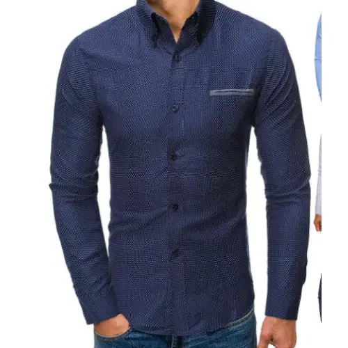 Men's Business Polka Dot Long Sleeve Shirt - Autumn Style