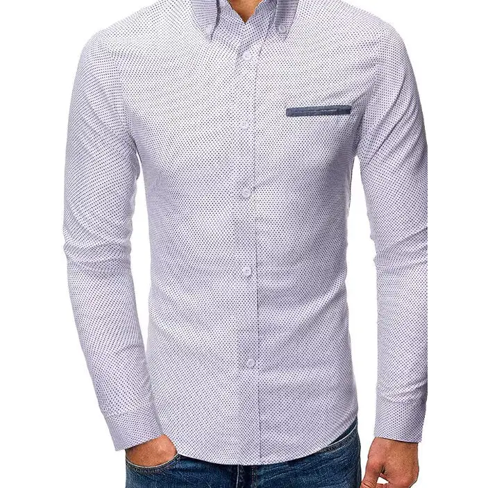 Men's Business Polka Dot Long Sleeve Shirt - Autumn Style