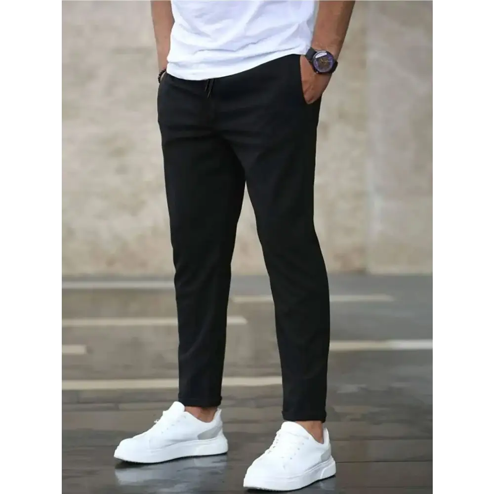 Men's casual cropped pants