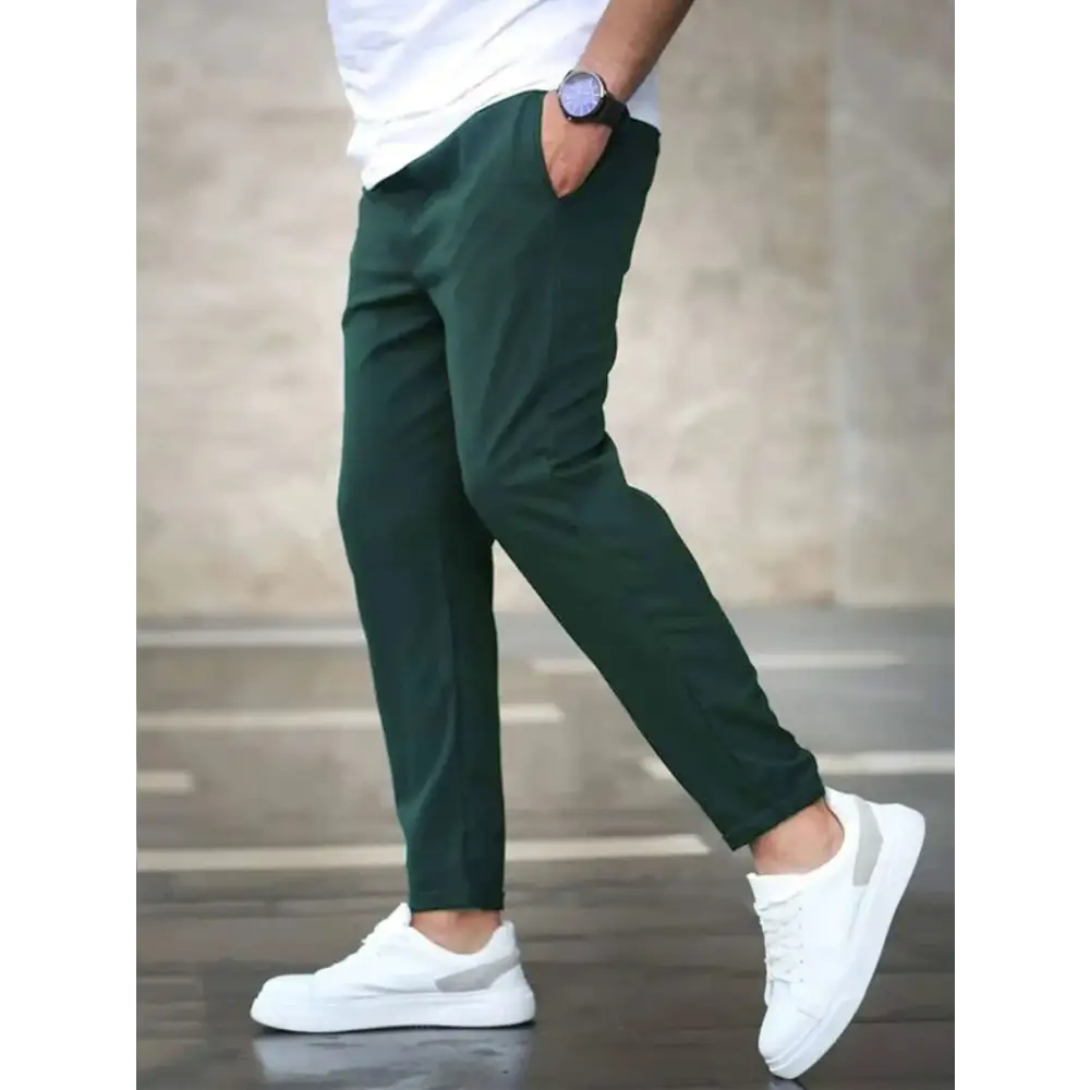 Men's casual cropped pants
