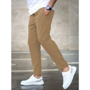 Men's casual cropped pants