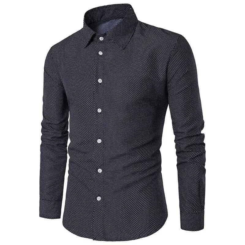 Men's Casual Slim Fit Long Sleeve Shirt - Spring/Summer 2019