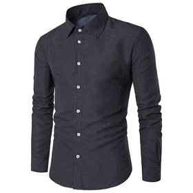 Men's Casual Slim Fit Long Sleeve Shirt - Spring/Summer 2019