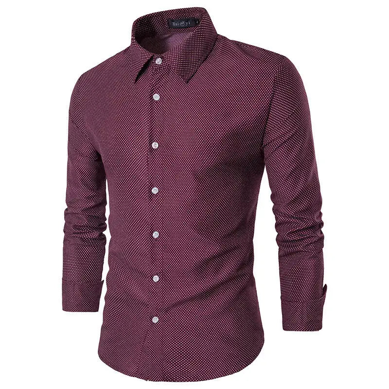 Men's Casual Slim Fit Long Sleeve Shirt - Spring/Summer 2019