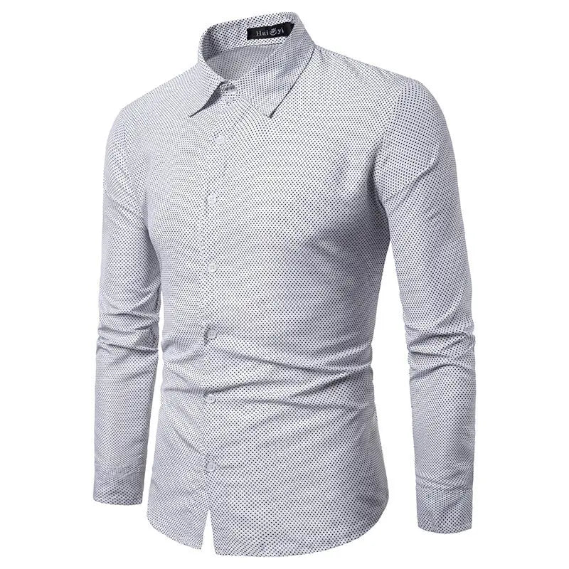 Men's Casual Slim Fit Long Sleeve Shirt - Spring/Summer 2019