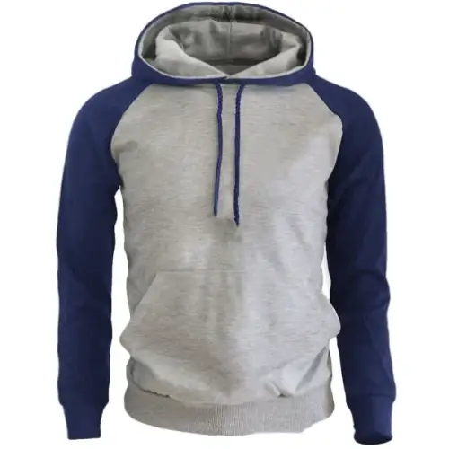 Men's Fleece Hoodie with Raglan Sleeves (New Style)