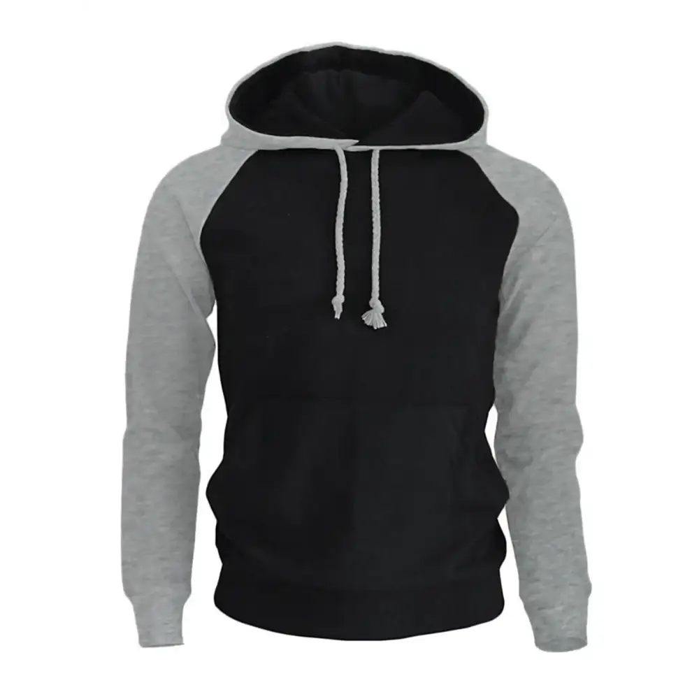 Men's Fleece Hoodie with Raglan Sleeves (New Style)