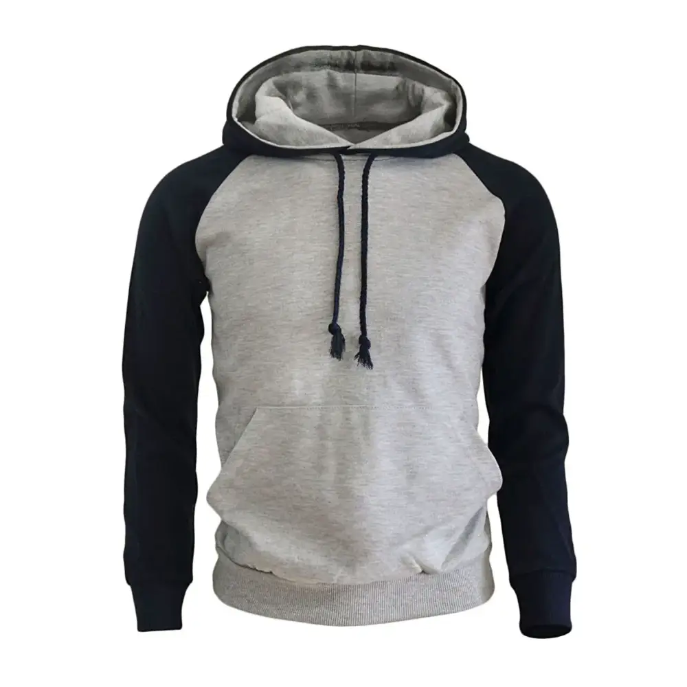 Men's Fleece Hoodie with Raglan Sleeves (New Style)