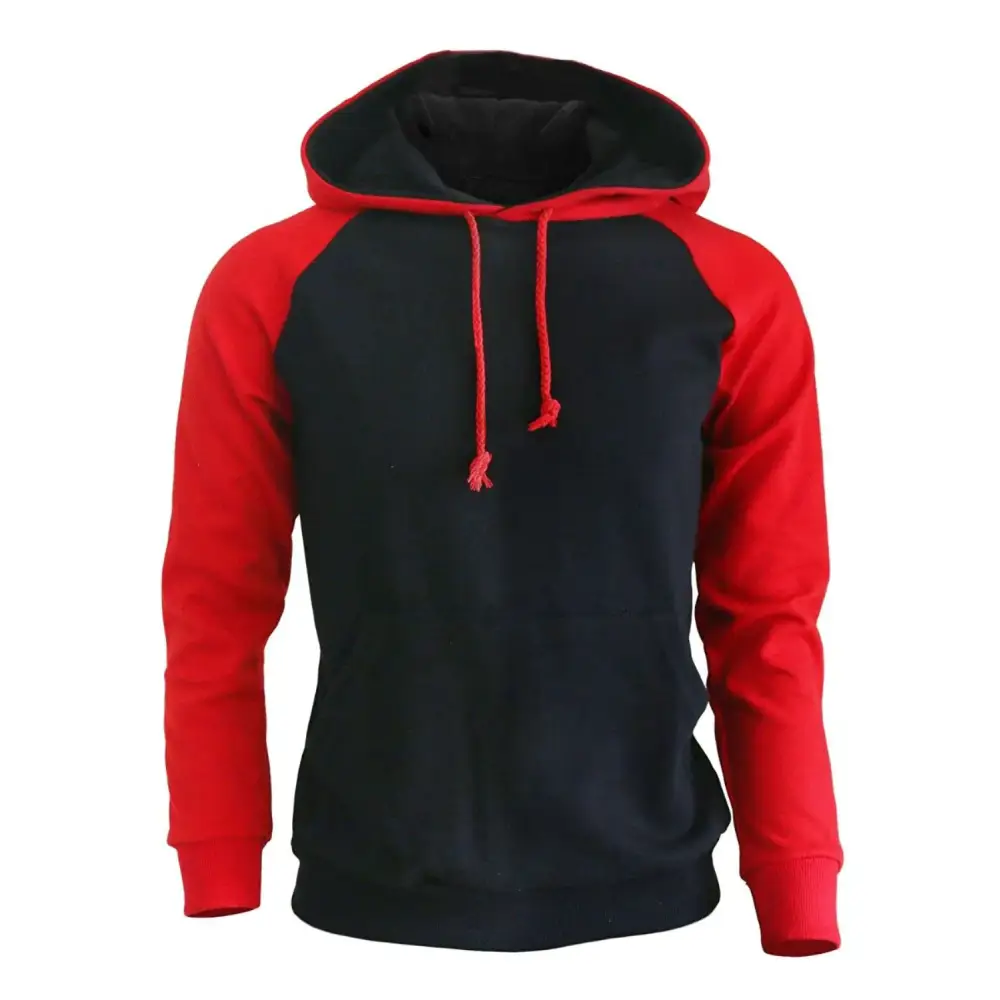 Men's Fleece Hoodie with Raglan Sleeves (New Style)