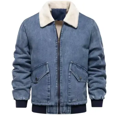 Men's Fleece-Lined Denim Jacket