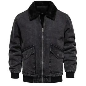 Men's Fleece-Lined Denim Jacket