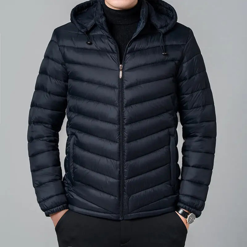 Men's Loose-Fit Light Cotton Jacket for Fall/Winter