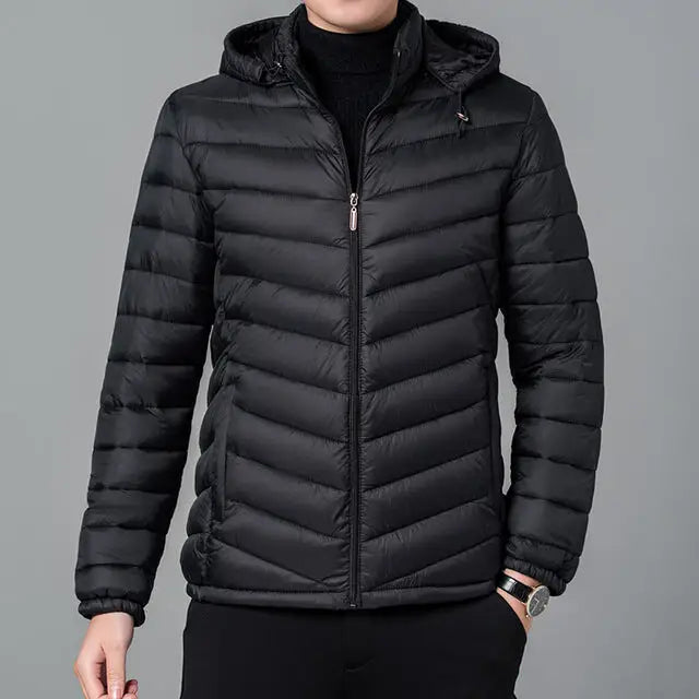 Men's Loose-Fit Light Cotton Jacket for Fall/Winter