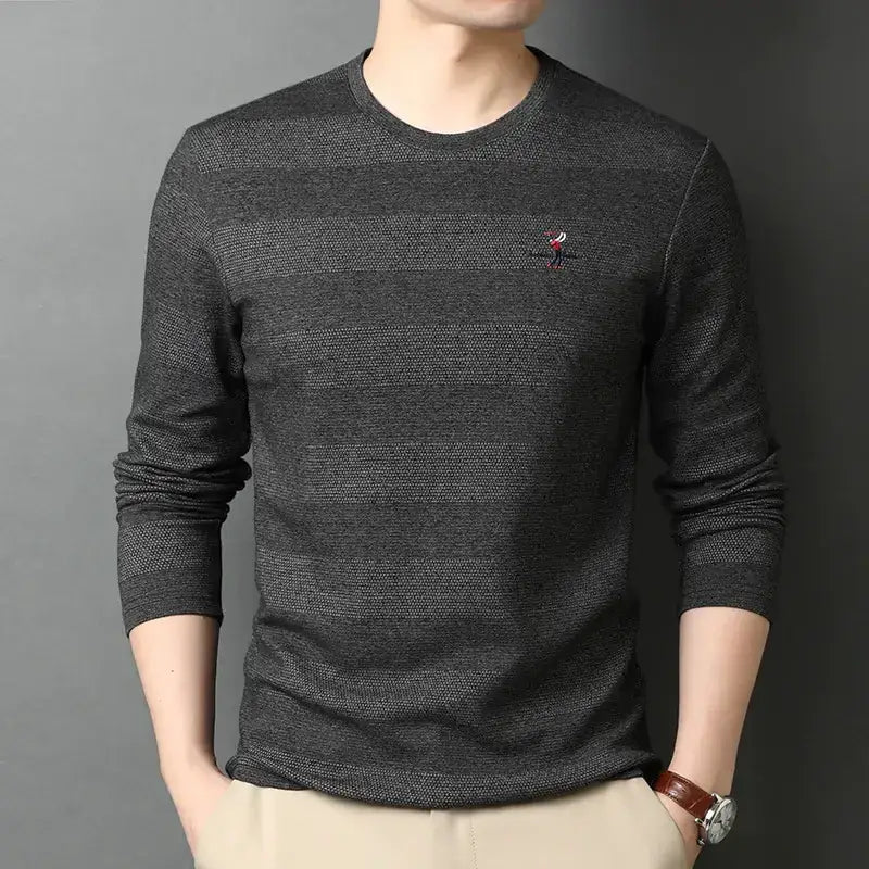 Men's Loose Fit Round Neck Cotton T-Shirt