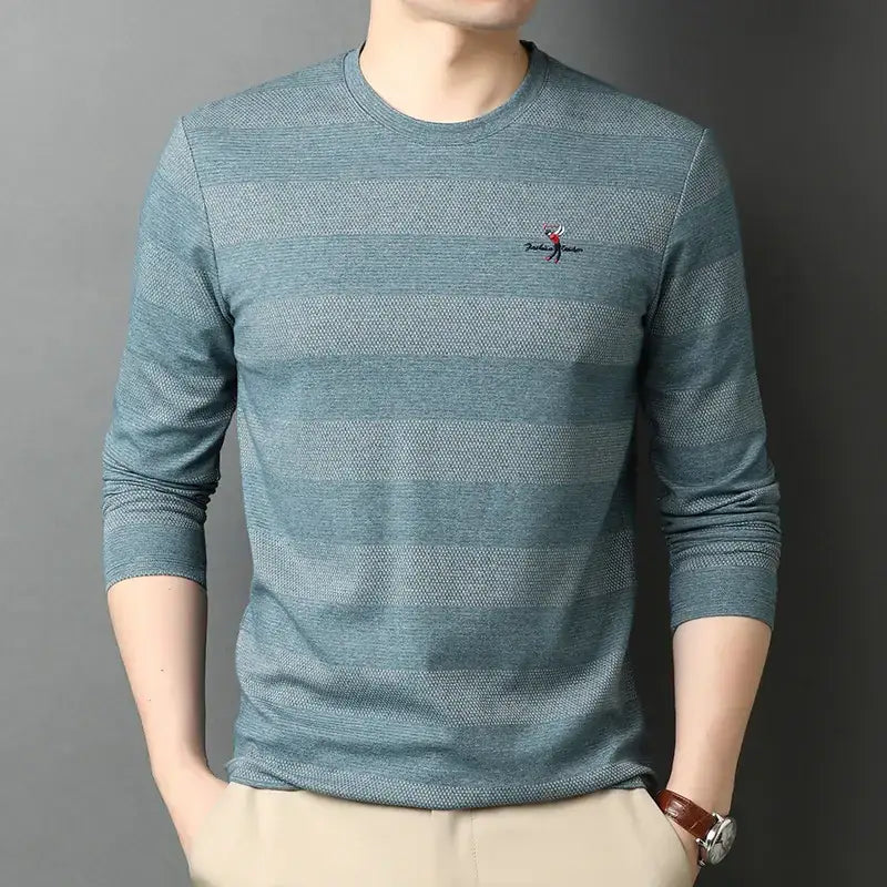 Men's Loose Fit Round Neck Cotton T-Shirt