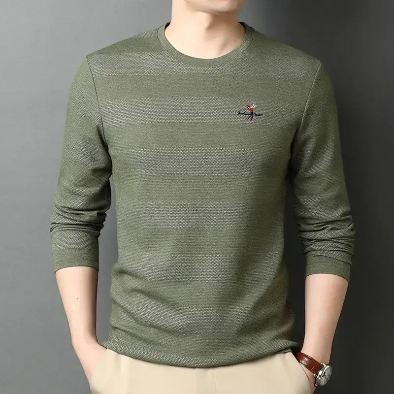 Men's Loose Fit Round Neck Cotton T-Shirt