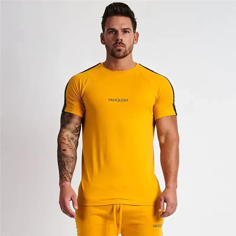Men's Short Sleeve Sports Raglan T-Shirt