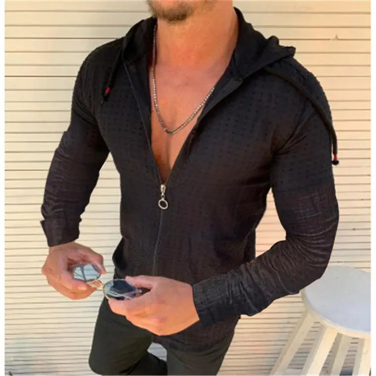 Men's Slim Fit Long Sleeve T-Shirt - Spring/Summer Collection