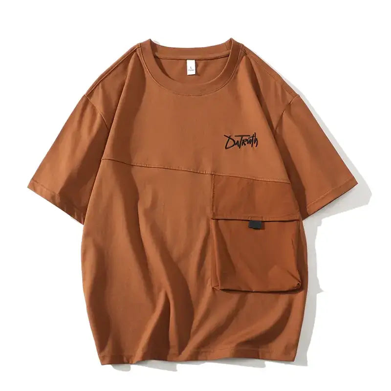 Men's Slim Fit Round Neck Short Sleeve T-Shirt