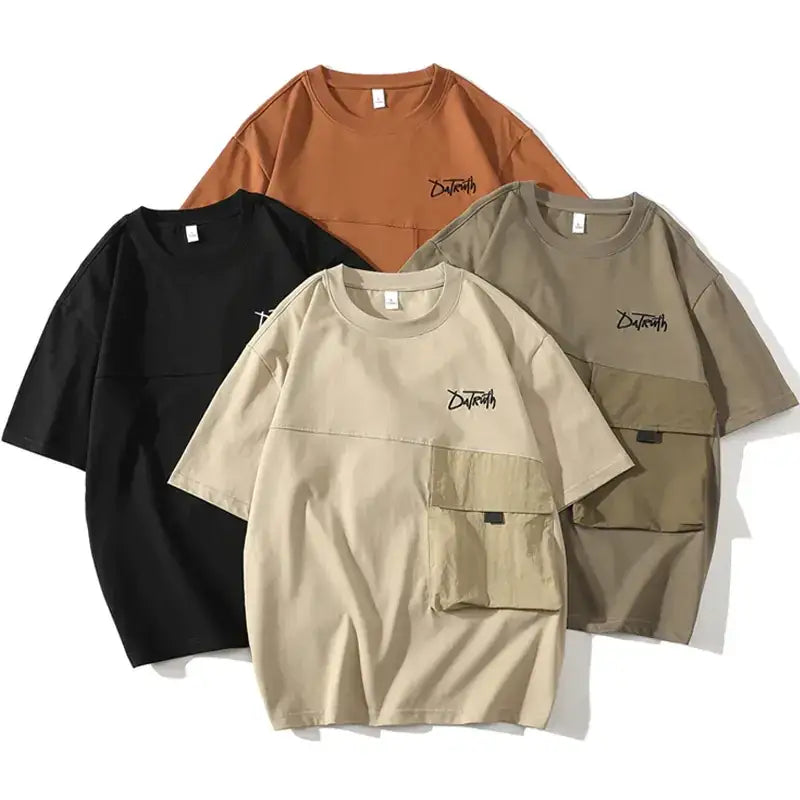 Men's Slim Fit Round Neck Short Sleeve T-Shirt