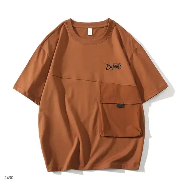 Men's Slim Fit Round Neck Short Sleeve T-Shirt