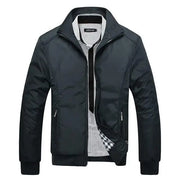 Men's Spring Autumn Stand Collar Jacket