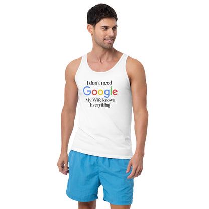 Men's White Tank Top