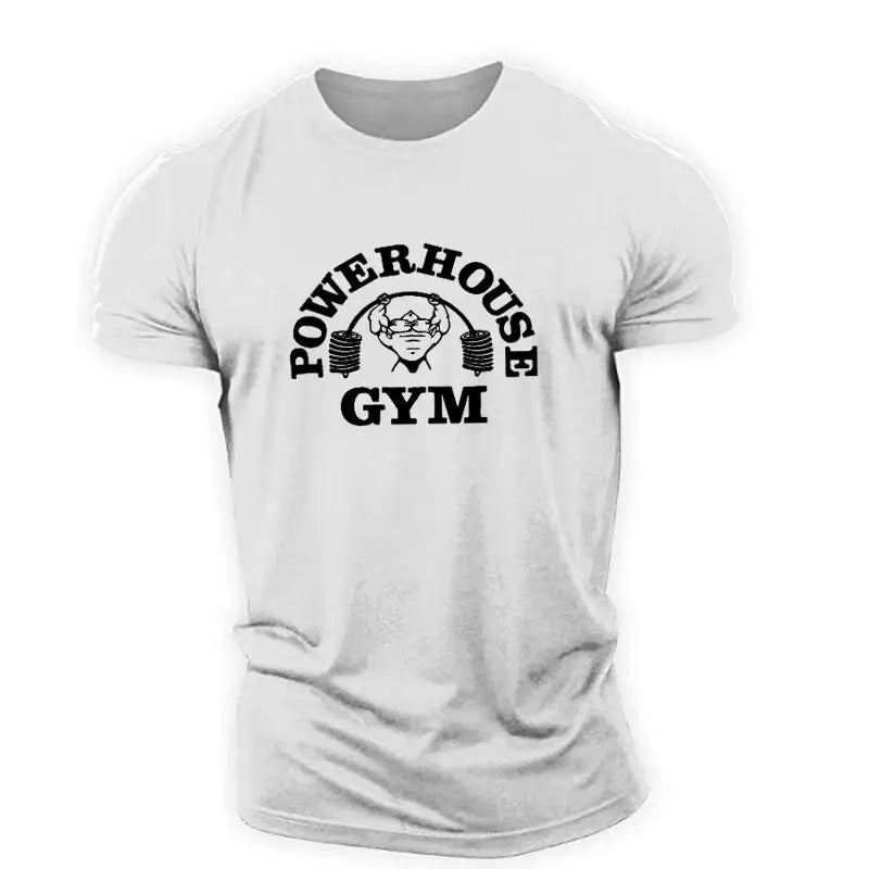 Men's Summer Loose Fit Round Neck T-Shirt with Logo