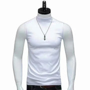 Men's Summer Sleeveless Ice Silk T-Shirt (Solid Color)