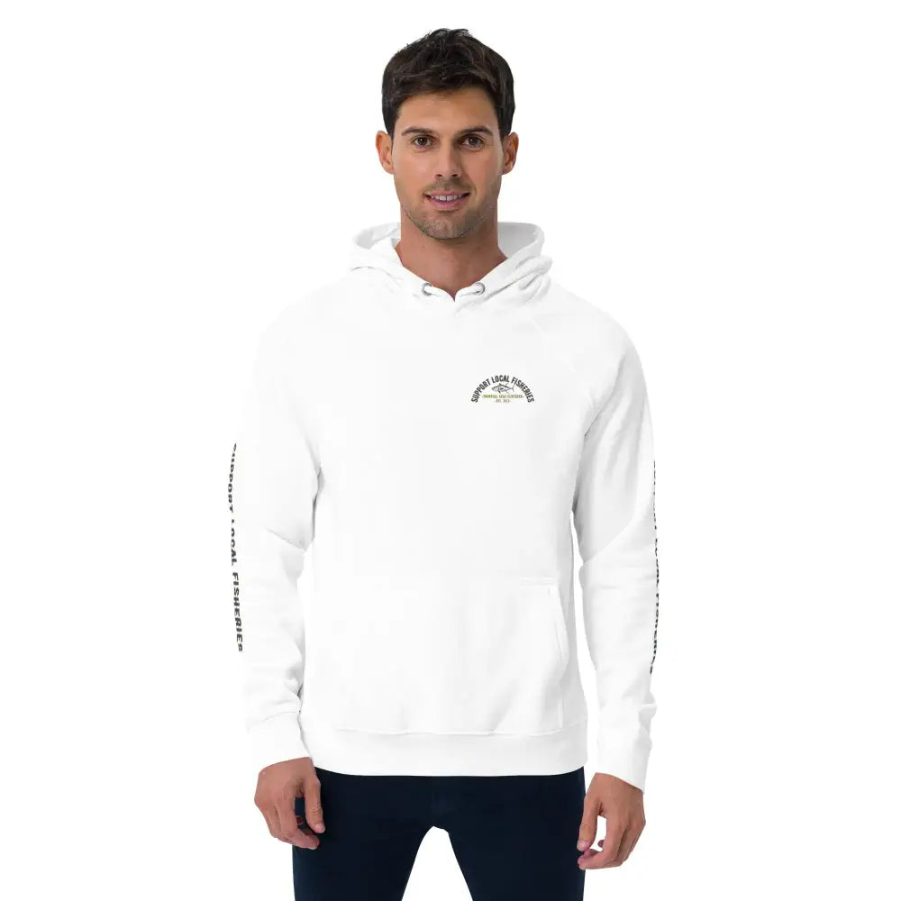 Men's Support Local Fisheries Tuna Eco Raglan Hoodie