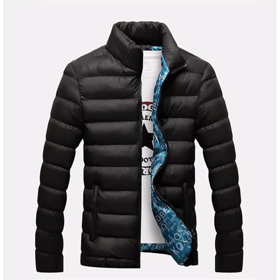Men's Thick Cotton Jacket - Warm Winter Down Coat