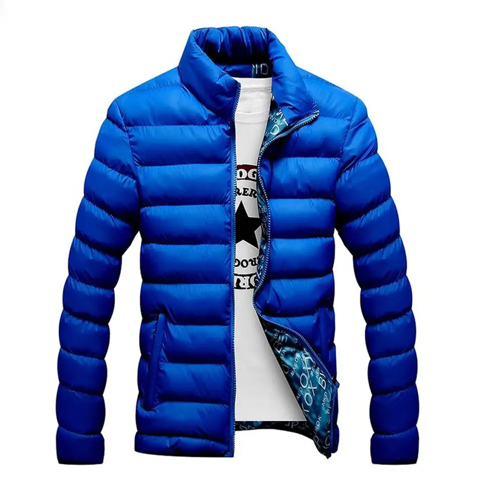 Men's Thick Cotton Jacket - Warm Winter Down Coat