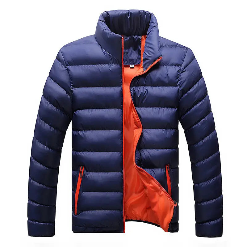 Men's Thick Cotton Jacket - Warm Winter Down Coat