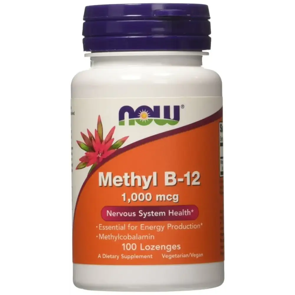 Methyl B-12 1000mcg 100 LOZ by Now Foods (Pack of 2)