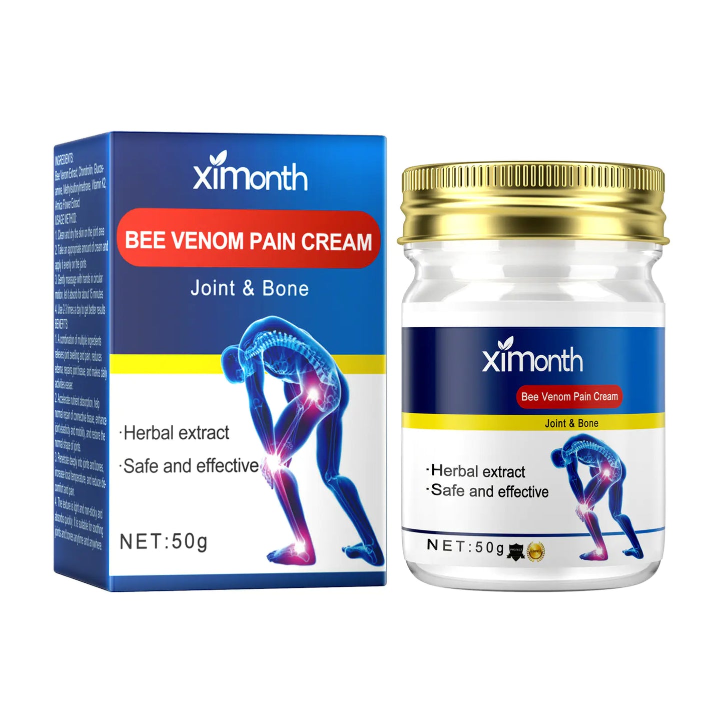 Ximonth Bee Venom Joint Care Cream for Pain Relief - Joomcy