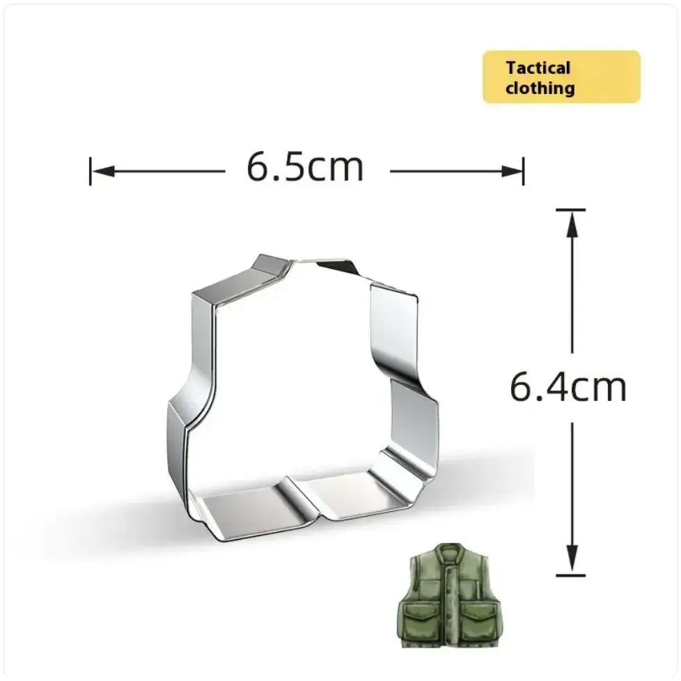 Military Shaped Cookie Cutter