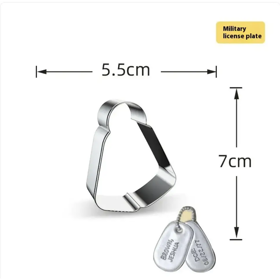 Military Shaped Cookie Cutter