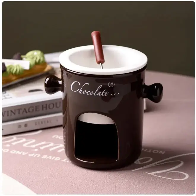 Mini Fondue Pot - Cheese & Dessert Melting Cup