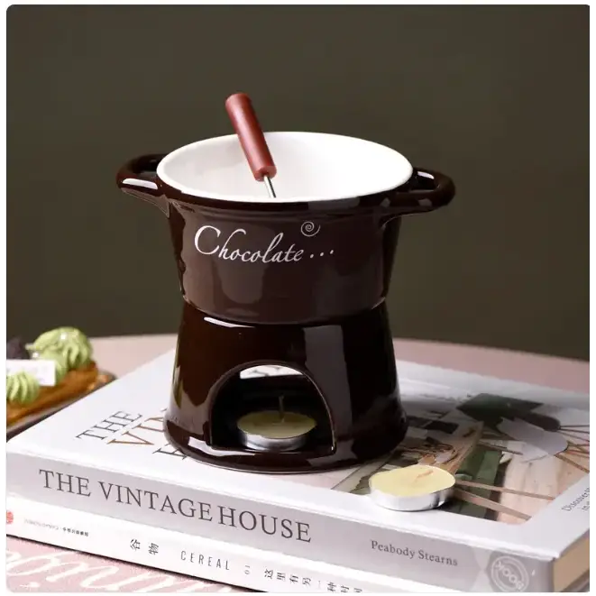 Mini Fondue Pot - Cheese & Dessert Melting Cup