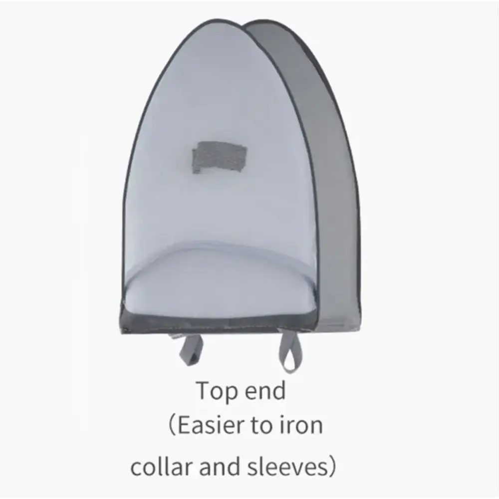 Gray mesh portable baby crib with reinforced fabric edges and adjustable straps for easy setup.